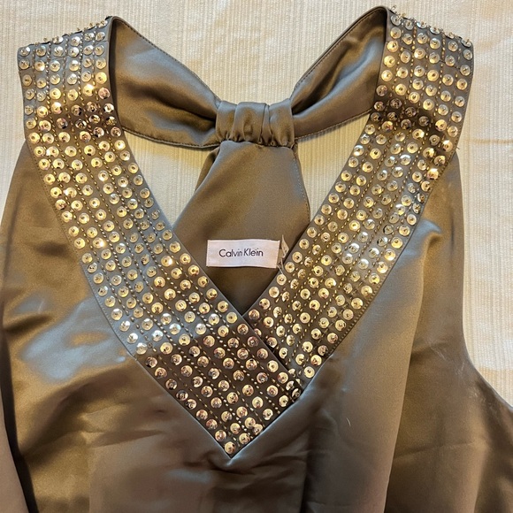 Calvin Klein Sequin Detail Dress - Picture 3 of 5